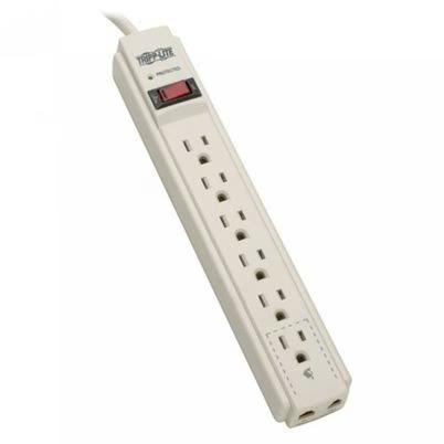 Tripp Lite Supresor De Picos Protect It!, 870 Joules, 6 Contactos, 1.22 Metros Tlp604tel