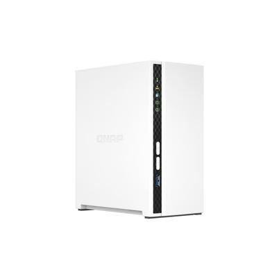 Qnap Ts-233 Servidor De Almacenamiento Nas Torre Arm Cortex-A55 2 Gb 0 Tb Qnap Qts Blanco