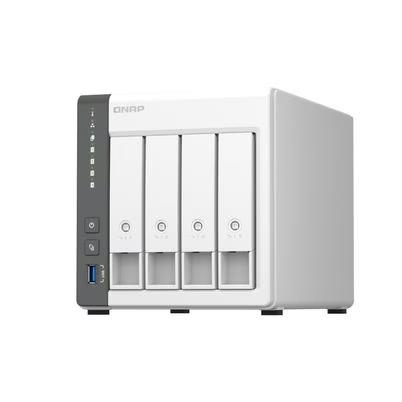Qnap Ts-433 Nas Torre Arm Cortex-A55 4 Gb 0 Tb Qnap Turbo System Blanco