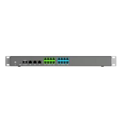 Sistema De Centralita Privada Grandstream Networks Ucm6308a Gigabit Ethernet Rj-45, Fxs Visualizador Lcd (Pbx) 2000 Usuario(S) Gris