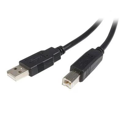Startech.Com Cable Usb De 5m Para Impresora - 1x Usb A Macho - 1x Usb B Macho - Adaptador Negro