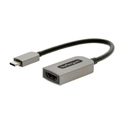Startech.Com Adaptador Usb C A Hdmi De Vídeo 4k 60hz - Hdr10 - Conversor Tipo Llave Usb Tipo C A Hdmi 2.0b Dongle - Convertidor Usbc Con Modo Alt De Dp A Monitor Tv O Proyector