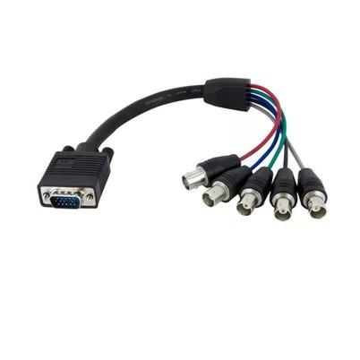 Startech.Com Cable De 30 Cm Coaxial Para Monitor Hd15 Vga A 5 Bnc Rgbhv - Macho A Hembra