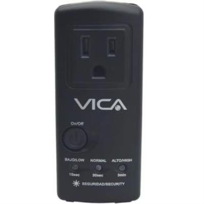 Supresor De Picos Vica Vp132 180w 900 Joules 1 Contacto Negro