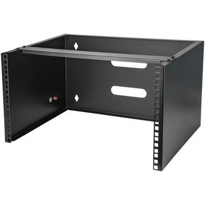 Bandeja Para Estantería Startech.Com Cwallmount6 (6u) (16") Capacidad De Carga Maxima 20 Kg Horizontal Para Patch Panel De Parcheo Material Acero Laminado Color Negro