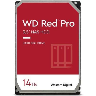 Disco Duro Interno Wd Red Pro 14tb 3.5 Escritorio Sata3 6gb/S 512mb 7200rpm 24x7 Hotplug Nas 1-24 Bahias Wd142kfgx