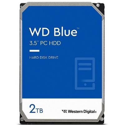 Disco Duro Interno Wester Digital Wd Blue Wd20earz (3.5") Capacidad 2tb Transferencia 6 Gbit/S Interfaz Serial Sata Iii 5400 Rpm Color Azul