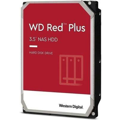 Disco Duro Interno Western Digital Red Plus Wd40efzz (3.5") Capacidad De Almacenamiento 4tb Interfaz Serial Sata Iii Transferencia De 6 Gbit/S Rotación 5400 Rpm Color Rojo, Negro