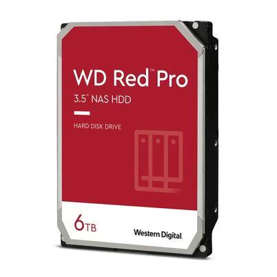 Disco Duro Interno Western Digital Red Pro Wd6005ffbx (3.5") Capacidad De Almacenamiento 6tb Transferencia De Datos Maxima 6 Gbit/S Interfaz Serial Sata Iii Velocidad De Rotación 7200 Rpm Color Del Producto Rojo,
