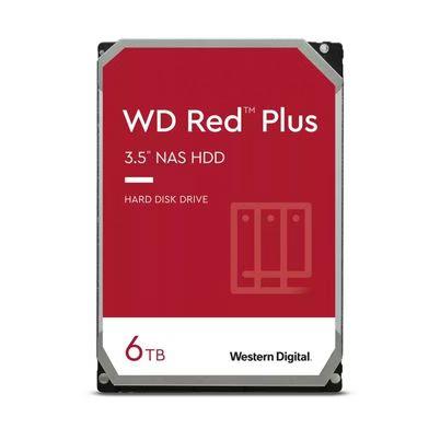 Disco Duro Interno Wd Red Plus 6tb 3.5 Escritorio Sata3 6gb/S 256mb 5400rpm 24x7 Hotplug Nas 1-8 Bahias Wd60efpx