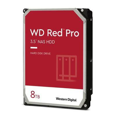 Disco Duro Interno Western Digital Red Pro Wd8005ffbx (3.5") Capacidad De Almacenamiento 8tb Interfaz Serial Sata Velocidad De Rotación 7200 Rpm Color Del Producto Negro, Rojo