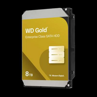 Disco Duro Interno Western Digital Red Pro Wd8005fryz (3.5") Capacidad De Almacenamiento 8tb Interfaz Sata Iii Transferencia 2.6 Gbit/S Rotación 7200 Rpm Color Del Producto Amarillo, Gris
