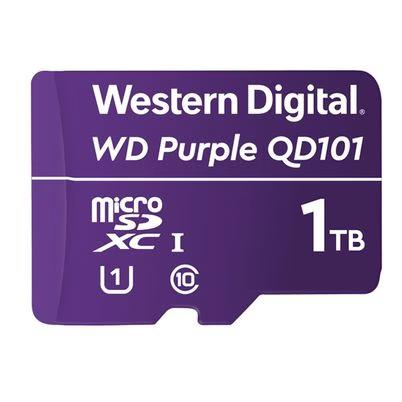 Memoria Flash Western Digital Wd Purple Sc Qd101 Wdd100t1p0c Tipo De Memoria Micro-Sdxc Capacidad De Almacenamiento 1tb Tipo Uhs-I Clase 1 Con Adaptador Color Del Producto Purpura