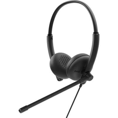 Audífonos Dell Wh125-Dww Estilo De Uso Diadema Biauricular Supraaural Conectividad Alámbrico Interfaz Usb-A Longitud Del Cable De 2.1 M Color Negro