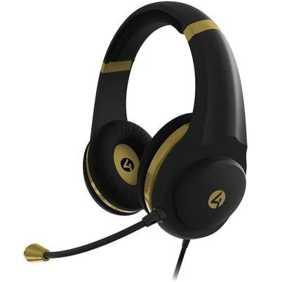 4gamers Audifonos Gamer Xp-Goldr-Blk-4g, Alámbrica, Negro