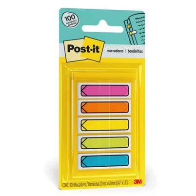 Banderitas Adhesivas 3m Post-It 684-Arr2 Longitud (12x4.3)Mm Rectangulares Estuche Con 20 Hoja(S) 5 Blocks(S) Color Neon